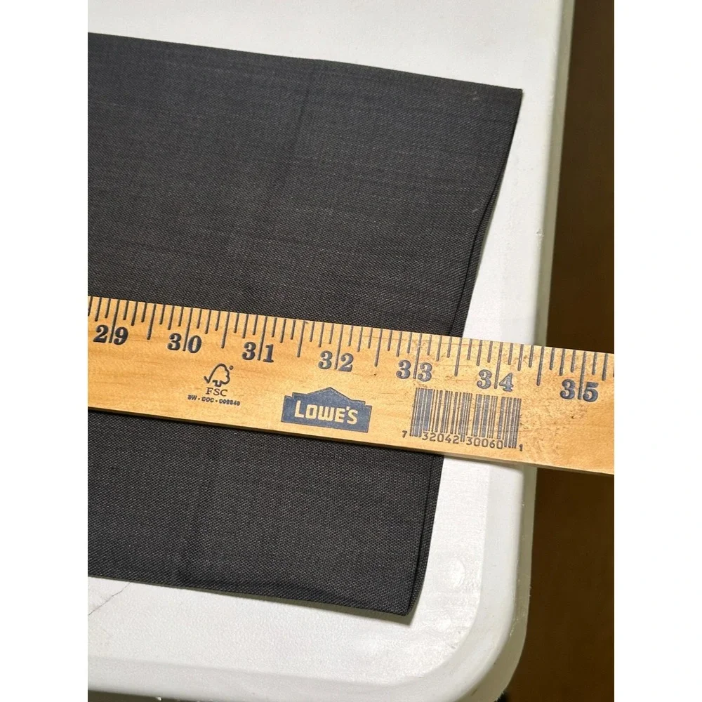 TED BAKER London Jefferson 100% Wool Gray Flat Front Dress Pants 36R 36x33‎